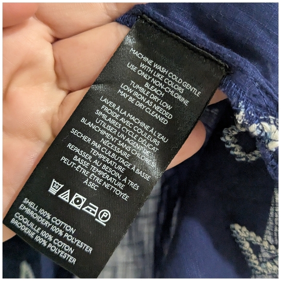 Anthropologie Maeve The Henrietta Buttondown Surf Shirt - Picture 6 of 8